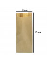 Tradineur - Pack de 30 bolsas de papel kraft para bocadillos, alimentos, biodegradables, compostables, reutilizables, aptas para