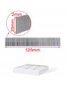 Tradineur - Pack 1000 Clavos para grapadoras neumáticas - Fabricado en hierro - Clavos de 2 x 20 mm