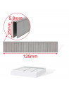 Tradineur - Pack 1000 Grapas para grapadoras neumáticas - Fabricado en hierro - Grapas de 5,8 x 25 mm