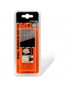 Tradineur - Pack 1000 Grapas para grapadoras industriales - Fabricado en hierro - Grapas de 1,2 x 8 x 11,3 mm