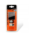 Tradineur - Pack 1000 Grapas para grapadoras industriales - Fabricado en hierro - Grapas de 1,2 x 8 x 11,3 mm