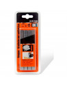 Tradineur - Pack 800 Grapas para grapadoras industriales - Fabricado en hierro - Grapas de 1,2 x 10 x 11,3 mm