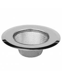 Tradineur - Filtro para fregadero de acero inoxidable, colador, rejilla universal, malla, desagüe, ducha, bañera, multiusos, apt