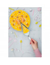 Tradineur - Espátula para servir tarta o pizza, acero inoxidable, pasteles, repostería, cocina, apta para lavavajillas, 8 x 12 c