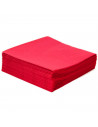 Tradineur - Pack de 50 servilletas rojas de papel, 2 capas, biodegradables, reciclables, muy suaves, resistentes, fiestas, decor