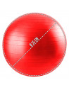Tradineur - Pelota de pilates a rayas - Fabricada en PVC - Ideal para Fitness y ejercicio - Ø 55 cm - Color Aleatorio