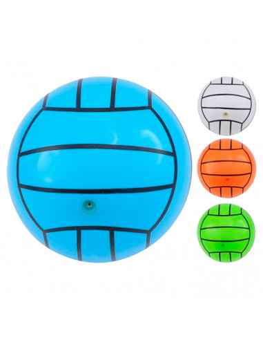 Tradineur - Mini Balón de waterpolo - Fabricado en PVC - Pelota para entretenimiento deportivo para verano - Ø 13 cm - Color Ale