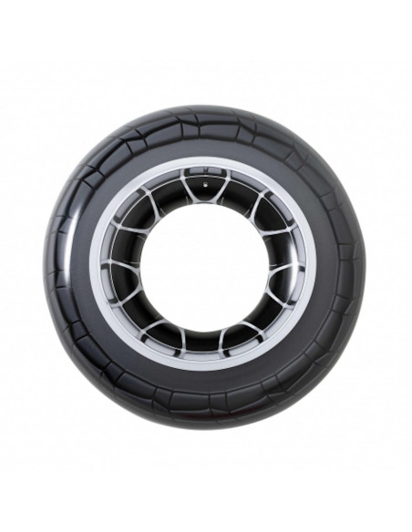 Tradineur - Flotador neumático infantil, flotador hinchable rueda, high velocity tire tube, diámetro 119 cm