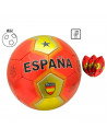 Tradineur - Balón de futbol de 4 capas - Diseño Temático de España - Ideal para regalo para deportistas - Ø 22 cm