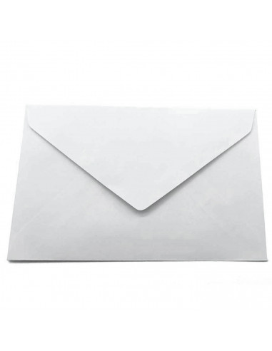 Tradineur - Pack de 15 sobres de papel, solapa triangular, biodegradables, reciclables, enviar invitaciones, boda, cumpleaños, t