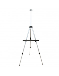 Tradineur - Caballete plegable de aluminio para pintar, regulable, tres patas, soporte de lienzos para pinturas al óleo, acrílic