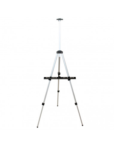 Tradineur - Caballete plegable de aluminio para pintar, regulable, tres patas, soporte de lienzos para pinturas al óleo, acrílic