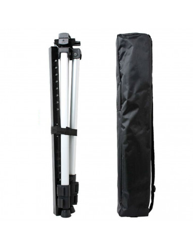 Tradineur - Caballete plegable de aluminio para pintar, regulable, tres patas, soporte de lienzos para pinturas al óleo, acrílic