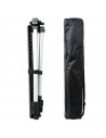 Tradineur - Caballete plegable de aluminio para pintar, regulable, tres patas, soporte de lienzos para pinturas al óleo, acrílic