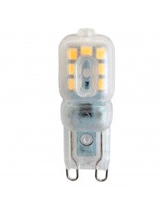 Tradineur - Bombilla LED, clavija G9, 3W equivalente a 30W, 270 lúmenes, 6400K, luz blanca fría, eficiencia energética A+, 30000