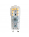 Tradineur - Bombilla LED, clavija G9, 3W equivalente a 30W, 270 lúmenes, 6400K, luz blanca fría, eficiencia energética A+, 30000
