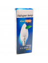 Tradineur - Bombilla halógena vela, C35, E14, 42W equivalente a 60W, 625 lúmenes, 2800K, luz cálida, eficiencia energética B, 20