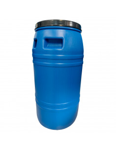 Tradineur - Bidón / Barril cilíndrico para el almacenamiento de alimentos - Fabricado en PVC - Envase grande para el transporte