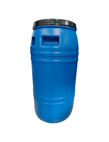 Tradineur - Bidón / Barril cilíndrico para el almacenamiento de alimentos - Fabricado en PVC - Envase grande para el transporte Tradineur - Bidón / Barril cilíndrico para el almacenamiento de alimentos - Fabricado en PVC - Envase grande para el transporte