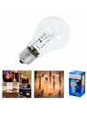 Tradineur - Bombilla halógena globo, estándar, A60, E27, 100W, 1765 lúmenes, 2800K, luz cálida, eficiencia energética B, 2000 ho
