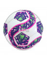 Tradineur - Balón de futbol con diseño serpentiado - Fabricado en PVC - Ideal para jugar al aire libre, playa y en el hogar - Ø