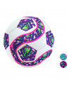 Tradineur - Balón de futbol con diseño serpentiado - Fabricado en PVC - Ideal para jugar al aire libre, playa y en el hogar - Ø
