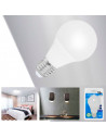 Tradineur - Bombilla LED estándar, globo, A65, E27, 15W equivalente a 135W, 1482 lúmenes, 6500K, luz blanca fría, eficiencia ene
