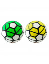 Tradineur - Balón de futbol con diseño Hexagonal - Fabricado en PVC - Ideal para jugar al aire libre, playa y en el hogar - Ø 22