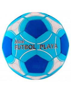 Tradineur - Mini Balón de futbol Fabricado en Neopreno - Ideal para jugar al aire libre, playa y en el hogar - Ø 14 cm - Modelo