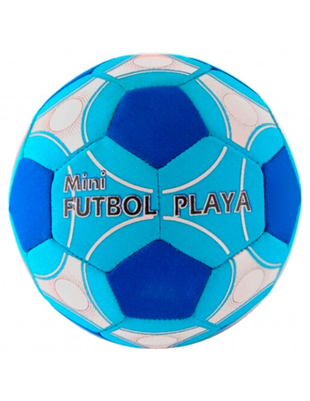 Tradineur - Mini Balón de futbol Fabricado en Neopreno - Ideal para jugar al aire libre, playa y en el hogar - Ø 14 cm - Modelo
