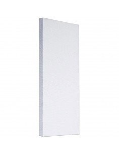 Tradineur - Lienzo preestirado grueso en blanco para pintar, 100% algodón, listones de madera, apto para todo tipo de pinturas,