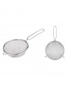 Tradineur - Colador Ø 10 cm - Fabricado en Acero Inoxidable - Apto para lavavajillas - Incluye huecos para colgar - Ø 10 cm