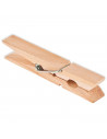 Tradineur - Pack de pinzas para ropas - Fabricadas en madera - 20 Unidades - Utensilios de limpieza y organización - Longitud de