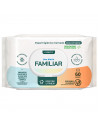 Tradineur - Papel higiénico húmedo desechable, formato familiar, biodegradable, apto para inodoro, WC, suave, hidratante, enriqu