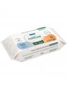 Tradineur - Papel higiénico húmedo desechable, formato familiar, biodegradable, apto para inodoro, WC, suave, hidratante, enriqu