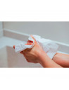 Tradineur - Papel higiénico húmedo desechable, formato familiar, biodegradable, apto para inodoro, WC, suave, hidratante, enriqu