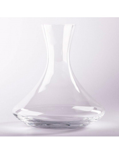 Tradineur - Decantador de vino de cristal de bohemia, dispensador, jarra, oxigenador, aireador para vino tinto o blanco, elegant