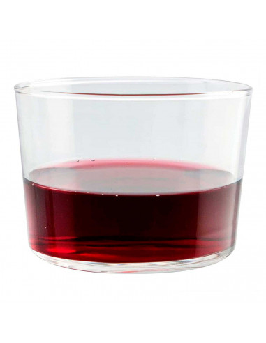 Tradineur - Pack de 4 vasos de cristal, modelo chiquito, servir licores, vino, cerveza, celebraciones, fiestas, aptos para lavav