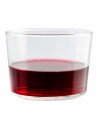 Tradineur - Pack de 4 vasos de cristal, modelo chiquito, servir licores, vino, cerveza, celebraciones, fiestas, aptos para lavav
