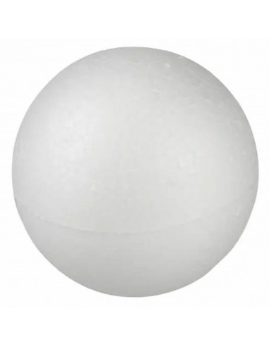 Tradineur - Bola de porexpan, poliestireno expandido, técnica de lentejuelas, servilletas, fieltro, manualidades, decoración, ar