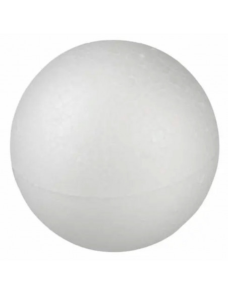 Tradineur - Bola de porexpan, poliestireno expandido, técnica de lentejuelas, servilletas, fieltro, manualidades, decoración, ar