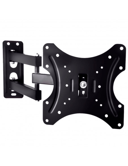 Tradineur - Soporte articulado de pared para TV, pantallas de 14 a 42 pulgadas, inclinable y giratorio, universal, hasta 20 kg,