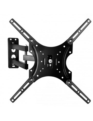 Tradineur - Soporte articulado de pared para TV, universal, pantallas de 14 a 55 pulgadas, inclinable y giratorio, hasta 20 kg,
