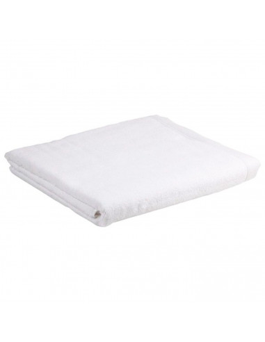 Tradineur - Toalla de lavabo, 100% algodón, suave, ligera y resistente, altamente absorbente, baño, hotel, camping, spa (Blanco,