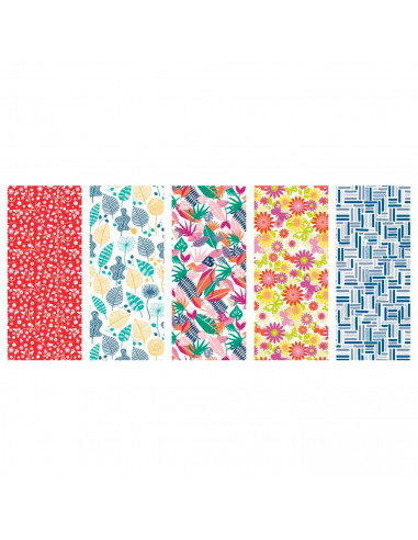 Tradineur - Rollo de papel de regalo, modelo Todo Año, hoja, lámina para envolver regalos, cumpleaños, Navidad, 0,7 x 2 metros,