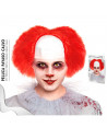Tradineur - Peluca de payaso calvo, fibra sintética, unisex, complemento para disfraz de carnaval, Halloween, cosplay, fiestas d