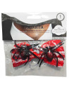 Tradineur - Pajarita con arañas, 100% poliéster, goma elástica, accesorio para disfraz de carnaval, Halloween, cosplay, fiestas
