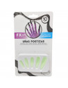 Tradineur - Pack de 10 uñas postizas de bruja, adhesivo incluido, complemento para disfraces de carnaval, Halloween, cosplay (Ad