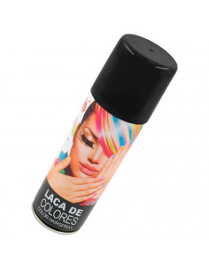 Tradineur - Laca para pelo en spray para halloween - Cantidad: 125 ml - Accesorio para disfraz de carnaval, fiestas, cosplay, cu