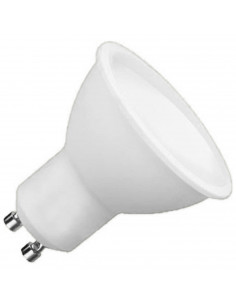 Tradineur - Bombilla LED GU10, 7W, luz cálida, 3000K, 525 lm, economizadora de energía 85%, A+, 58 x 49 mm